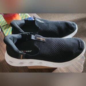 Men's Black Slip-On Shoes